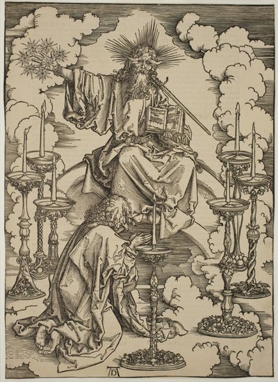 Vize sedmi svícnů od Albrecht Dürer