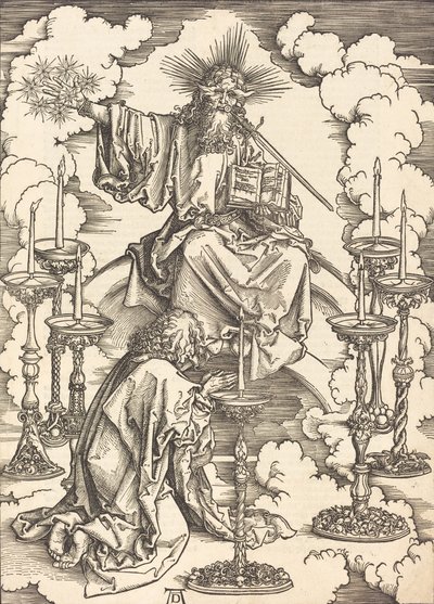 The Vision of the Seven Candlesticks, pravděpodobně c. 14961498. od Albrecht Dürer