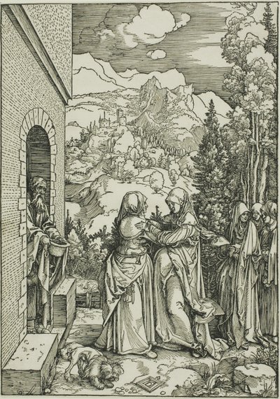 Navštívení ze života Panny Marie od Albrecht Dürer