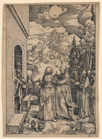 Navštívení z „Života Panny“ od Albrecht Dürer