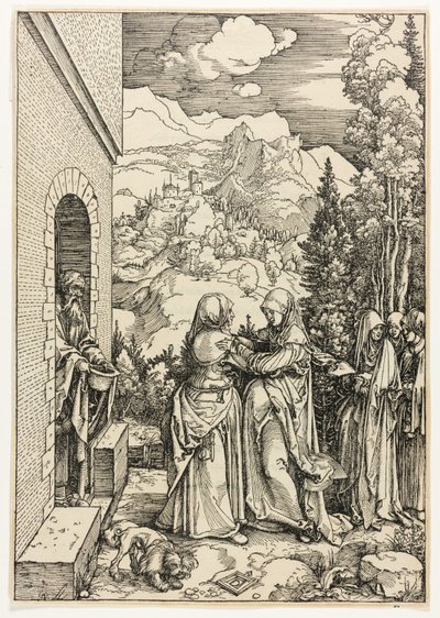 Navštívení ze života Panny Marie od Albrecht Dürer
