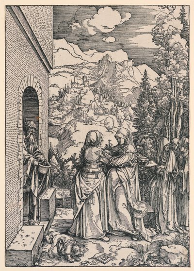 Navštívení ze série Život Panny od Albrecht Dürer