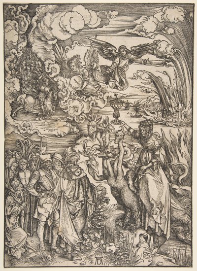 Děvka Babylon.n.d. od Albrecht Dürer
