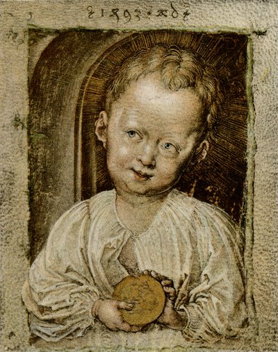 Chlapec Ježíš jako Spasitel od Albrecht Dürer