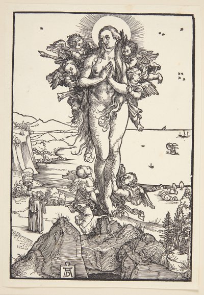 Povýšení sv. Máří Magdaleny od Albrecht Dürer