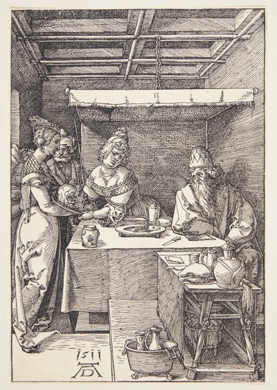 Hlavu sv. Jana Křtitele přinesl Herodiadě od Albrecht Dürer