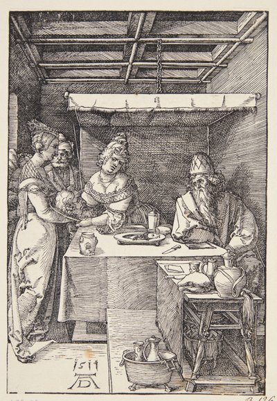 Hlavu sv. Jana Křtitele přinesl Herodiadě od Albrecht Dürer