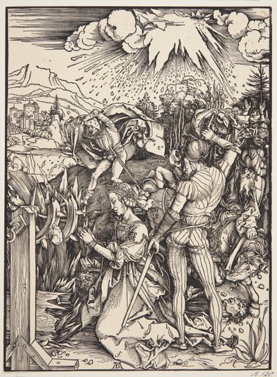 Umučení svaté Kateřiny od Albrecht Dürer