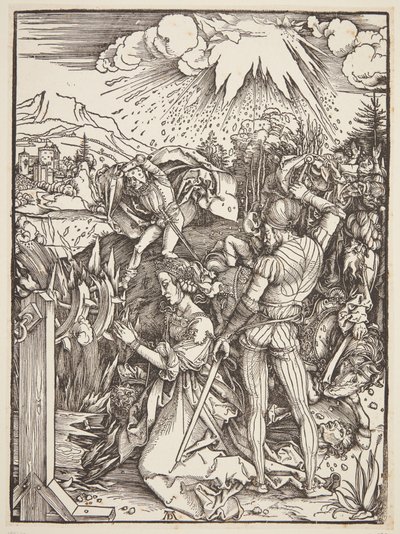 Umučení svaté Kateřiny od Albrecht Dürer