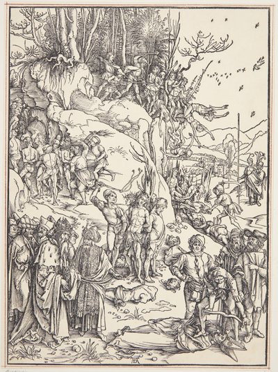 Umučení deseti tisíc od Albrecht Dürer