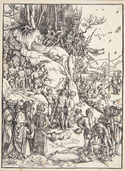 Umučení deseti tisíc od Albrecht Dürer