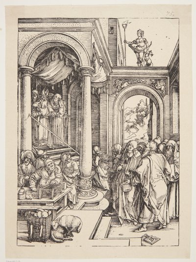 Představení Panny Marie v chrámu od Albrecht Dürer