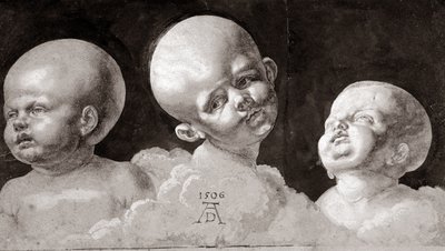 Tři hlavy dětí, 1506 od Albrecht Dürer