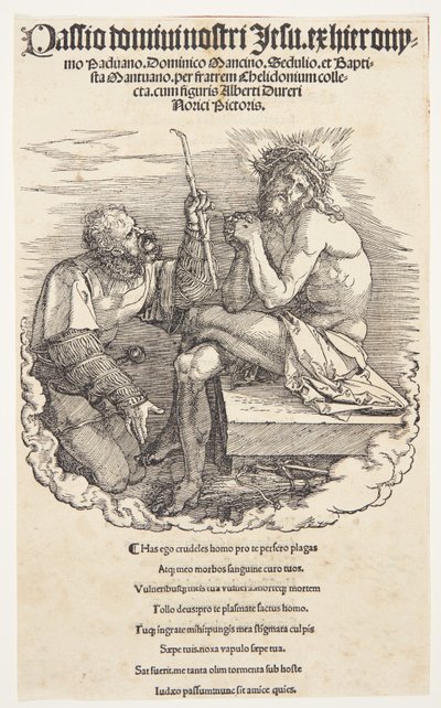 Titulní strana: Zesměšňování Krista od Albrecht Dürer