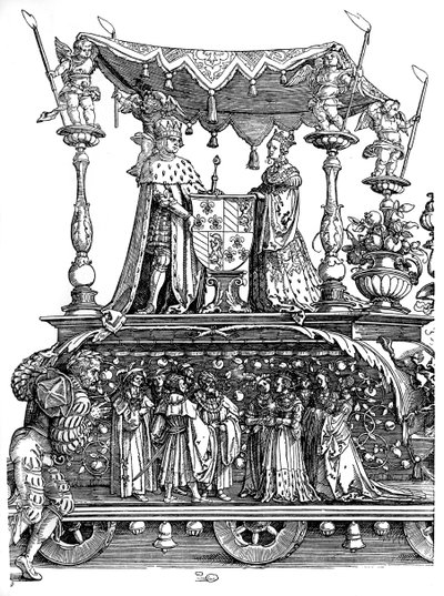 Triumfální návrat Maxmiliána I., 1515, 1936 od Albrecht Dürer