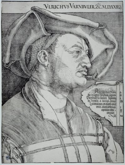 Ulrich Varnbüler (Bartsch 155) od Albrecht Dürer