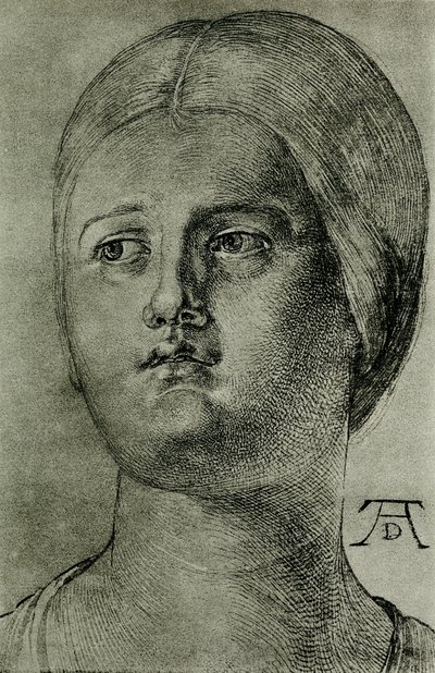 Hlava benátské ženy od Albrecht Dürer