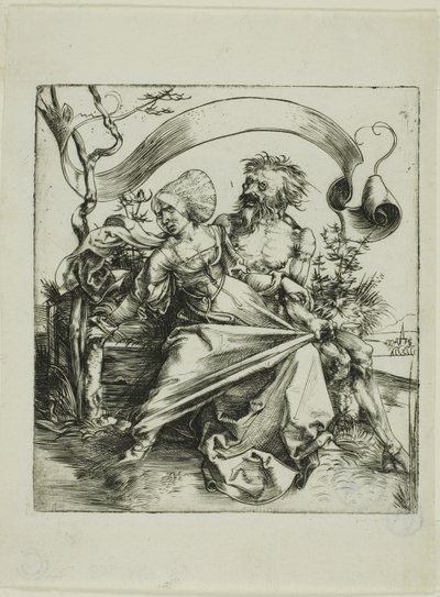 Mladá žena napadená smrtí (The Ravisher) od Albrecht Dürer