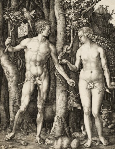 Adam a Eva od Albrecht Dürer