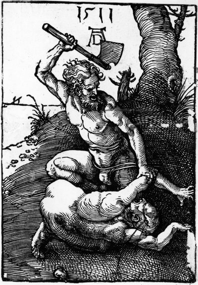 Kain zabíjí Ábela od Albrecht Dürer or Duerer