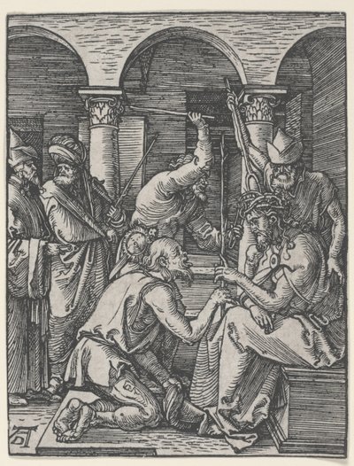 Kristus korunovaný trním, kolem 1510 (dřevořez) od Albrecht Dürer
