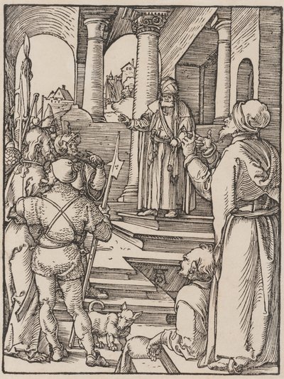 Kristus před Annášem od Albrecht Dürer