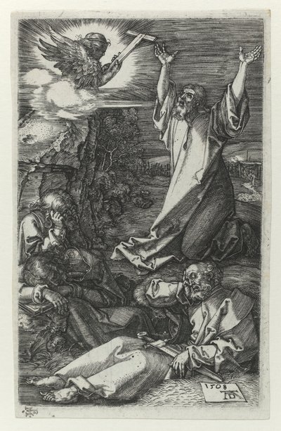 Kristus v zahradě olivovníků od Albrecht Dürer