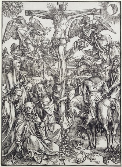 Kristus na kříži (Velké utrpení) (rytina) od Albrecht Dürer