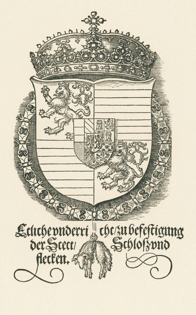 Erb Ferdinanda I., českého a uherského krále od Albrecht Dürer or Duerer