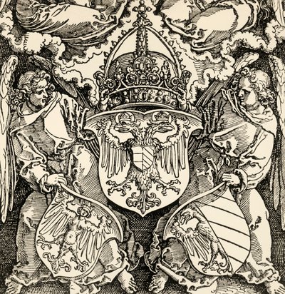 Erb germánské říše, Albrecht Durer (1471-1528), rytina, Německo od Albrecht Dürer