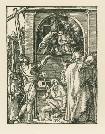 Ecce Homo, asi 1509 (dřevoryt) od Albrecht Dürer or Duerer