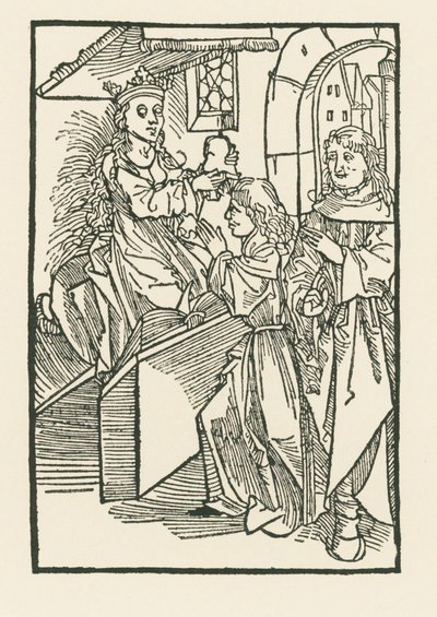 Ilustrace na titulní straně knihy " Oratio Cassandre Venete " od Albrecht Dürer or Duerer