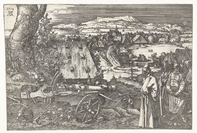 Krajina s dělem od Albrecht Dürer or Duerer