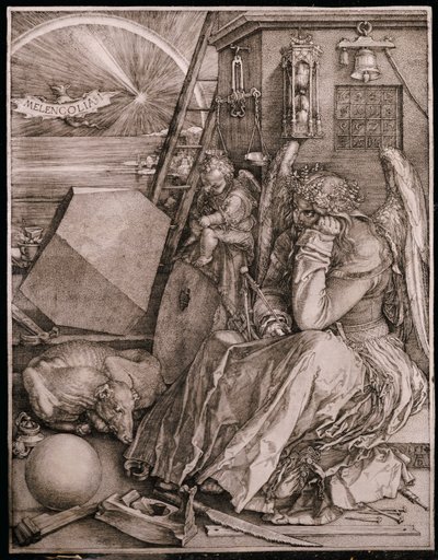 Melancholie, 1513 od Albrecht Dürer