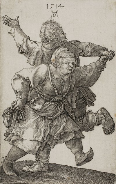 Selský párový tanec, 1514 od Albrecht Dürer