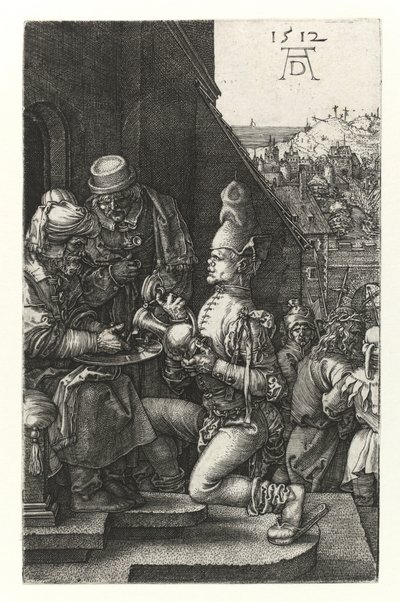 Pilát si myje ruce, 1512 od Albrecht Dürer