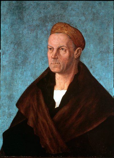 Portrét německého bankéře Jakoba II Fuggera dit le Riche (1459-1525) Detrempe d