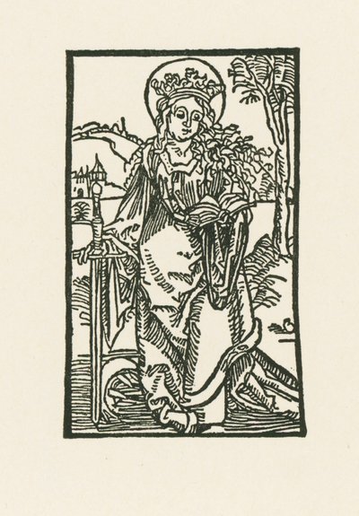 Svatá Kateřina od Albrecht Dürer or Duerer