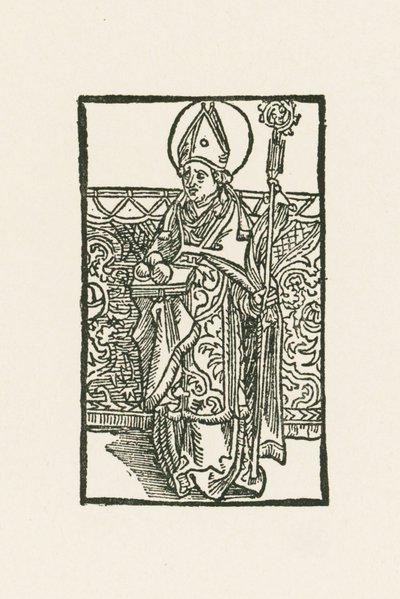 Svatý Mikuláš od Albrecht Dürer or Duerer