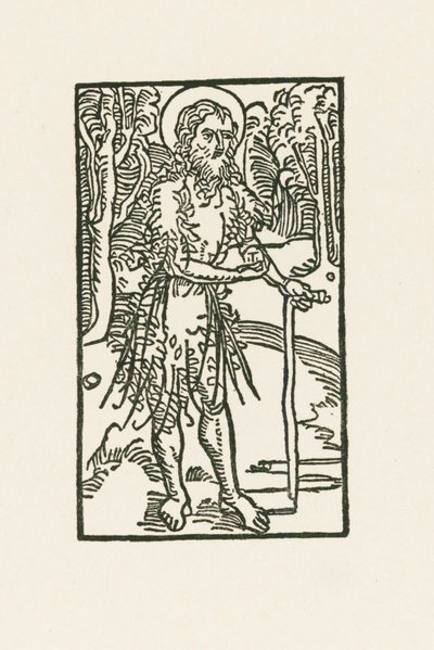 Svatý Onofrius od Albrecht Dürer or Duerer