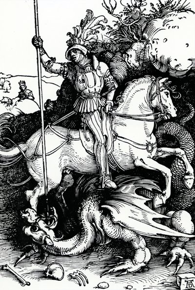 Svatý Jiří a drak od Albrecht Dürer