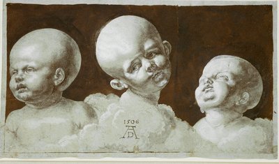 Studie dětské hlavy (kresba) od Albrecht Dürer or Duerer