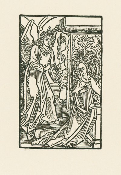 Zvěstování od Albrecht Dürer or Duerer