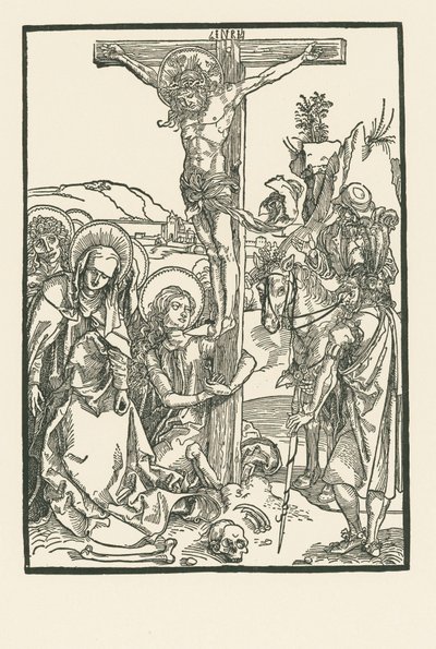Ukřižování, kolem roku 1500 (dřevoryt) od Albrecht Dürer or Duerer