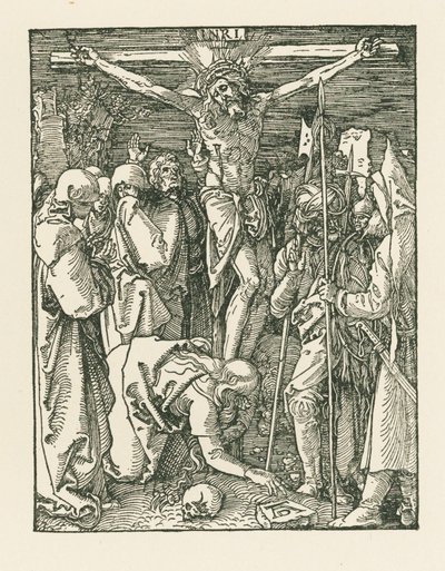 Ukřižování, asi 1509 (dřevoryt) od Albrecht Dürer or Duerer