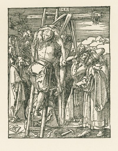 Sestup z kříže, asi 1509-10 (dřevoryt) od Albrecht Dürer or Duerer