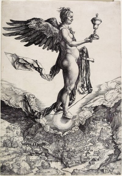 Velké štěstí, c. 1501-1502 od Albrecht Dürer
