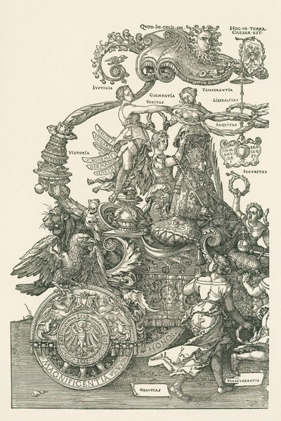 Velký vítězný vůz od Albrecht Dürer or Duerer