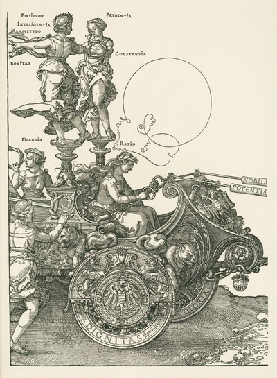 Velký vítězný vůz od Albrecht Dürer or Duerer