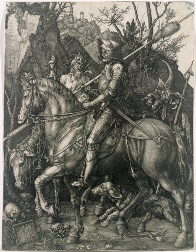 Rytíř, Smrt a Ďábel od Albrecht Dürer